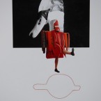 ailépouvantail langues, photo +couture,28x38, 2009