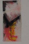 spectre rouge, dépliée, 68,7 x 31 cm, 2011